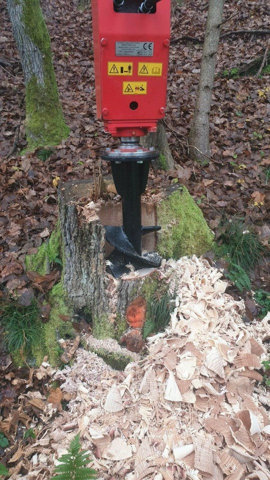 Root and tree stump cutter