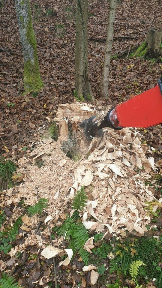 Root and tree stump cutter