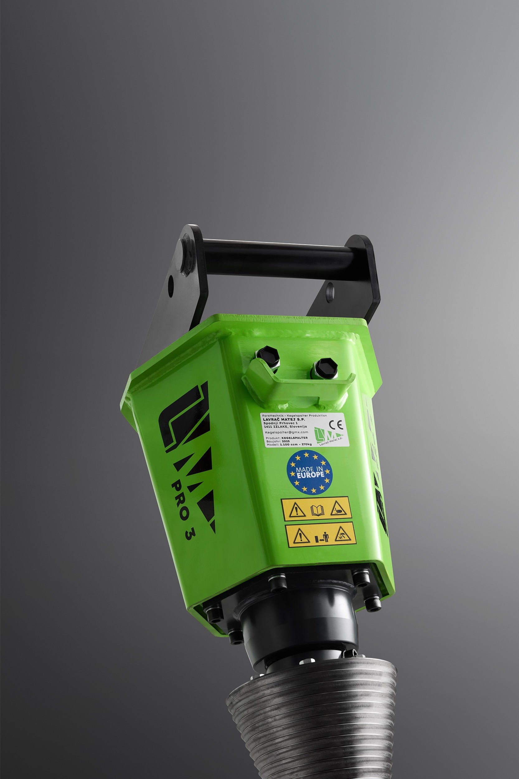 Model PRO3 1,100 cc (65kW), without cone