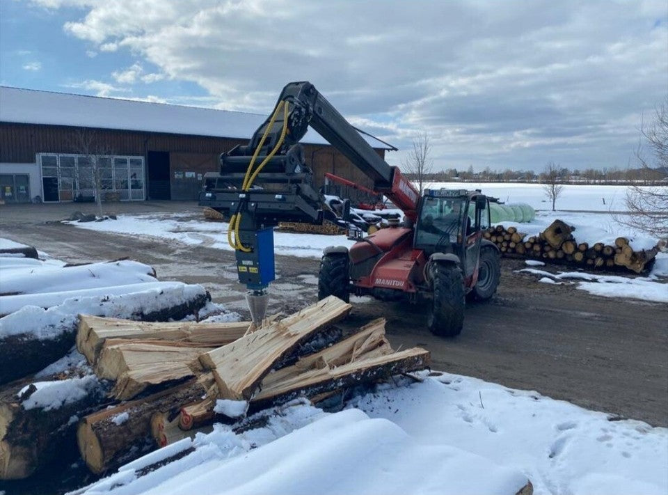 LM Model 1,100 ccm (65 kW) cone ø260x500mm with euro hitch for tractor or loader